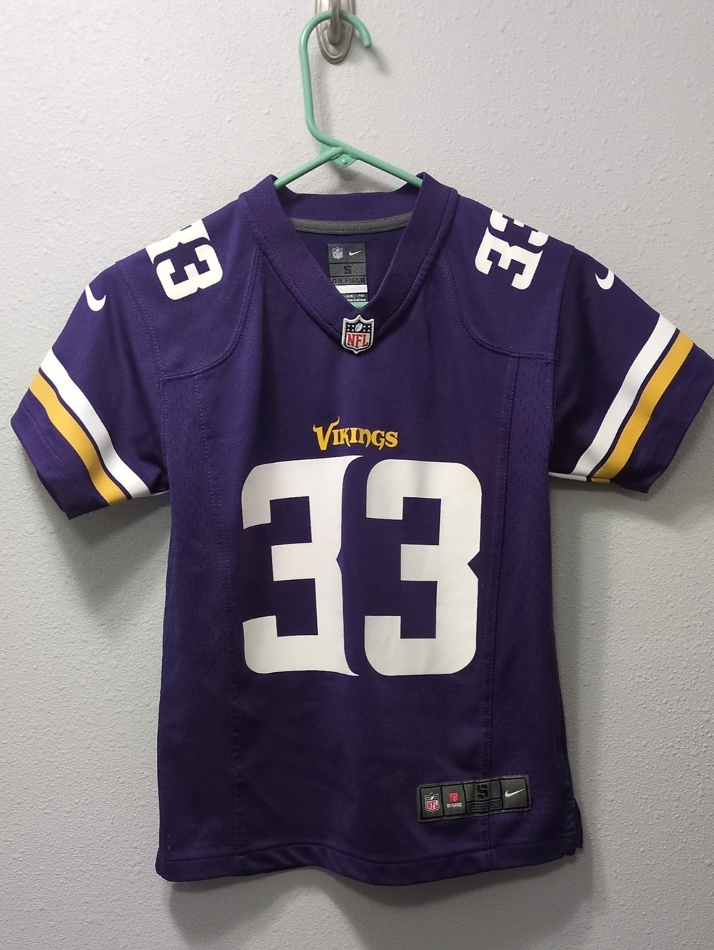 Nike Youth Purple Vikings #33 Cook Jersey